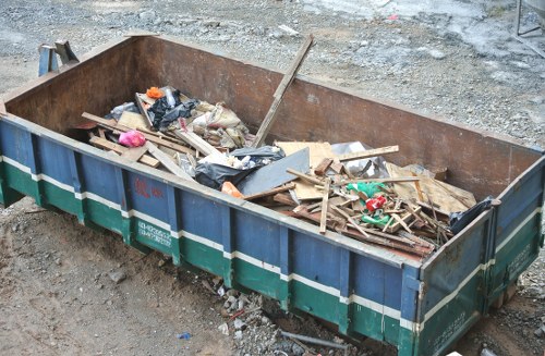 Professional waste removal team in Blackwall